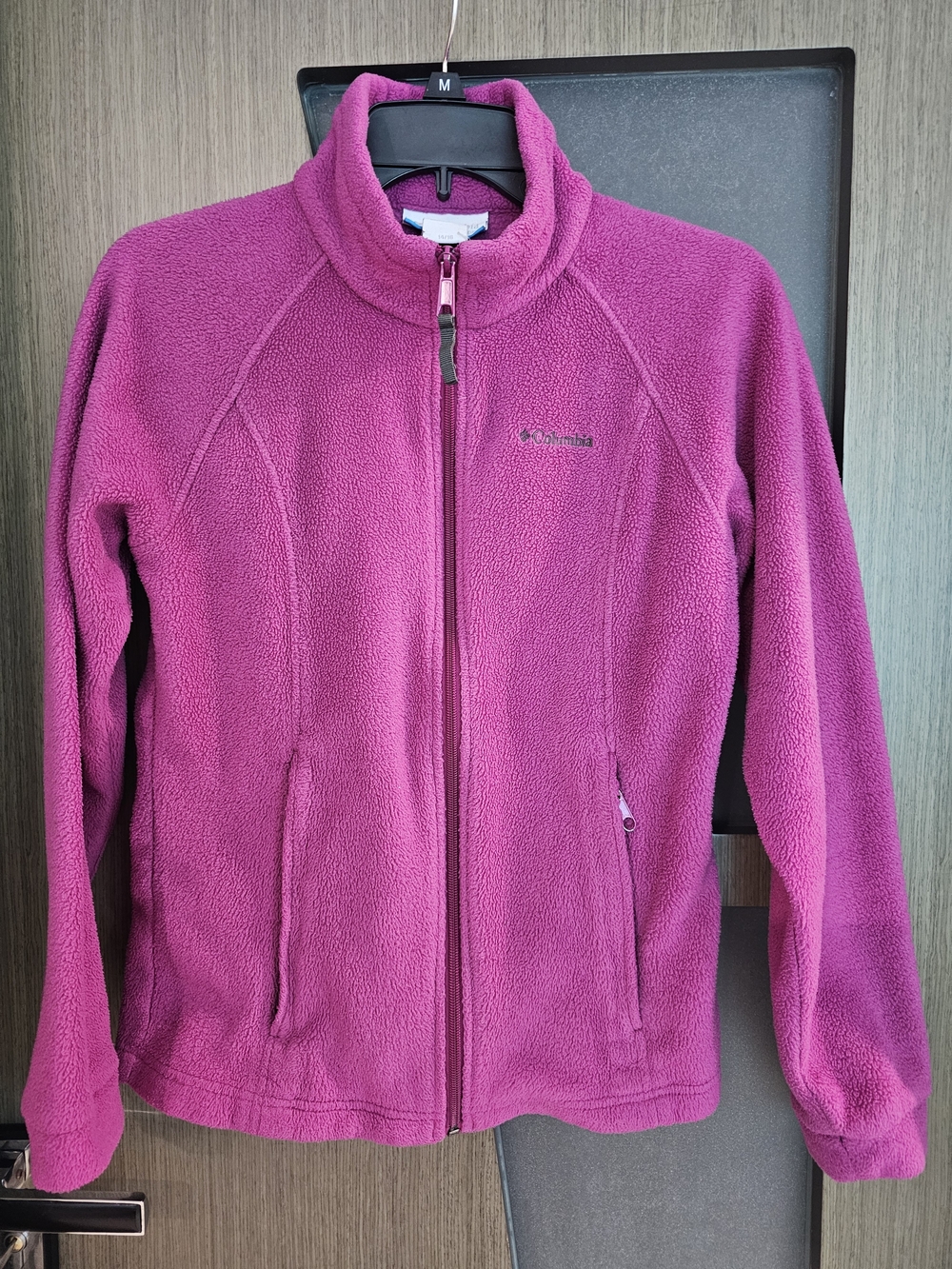 Columbia Girls Full-Zip Fleece Jacket Size 14/16 - Magenta